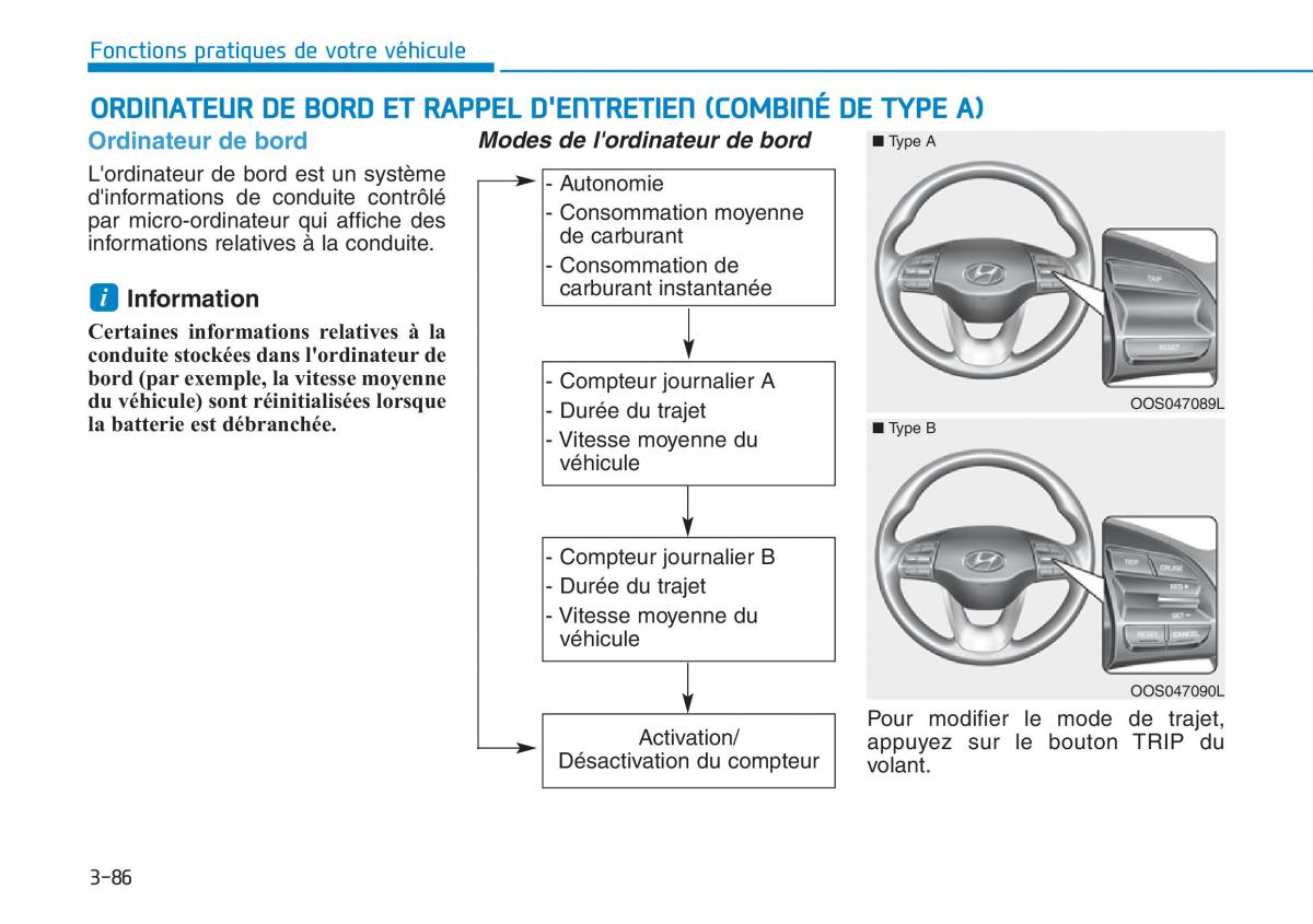 Hyundai Kona manuel du proprietaire / page 176