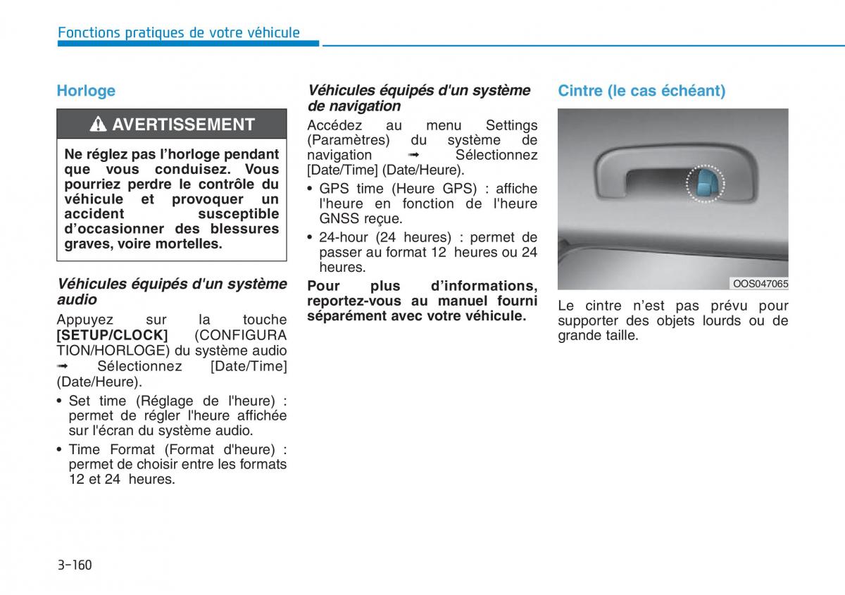 Hyundai Kona manuel du proprietaire / page 250