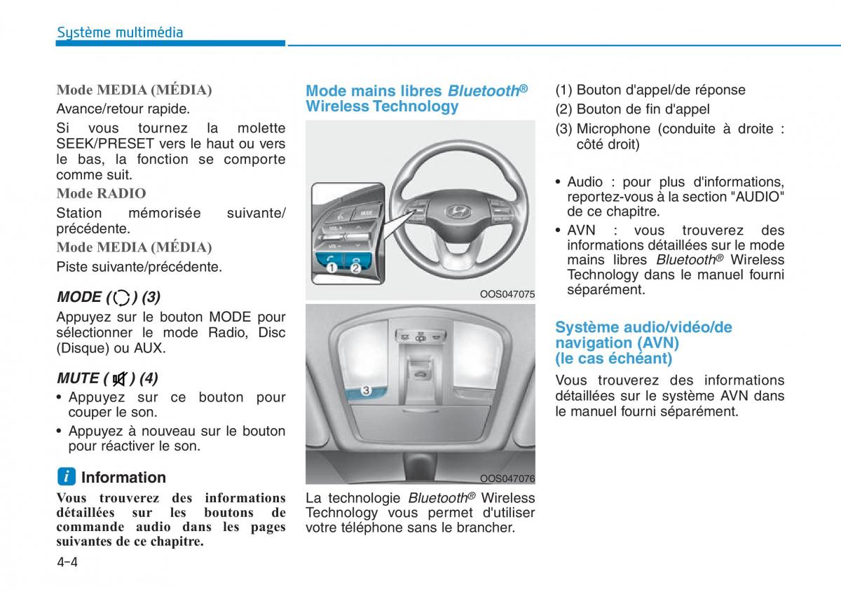 Hyundai Kona manuel du proprietaire / page 258