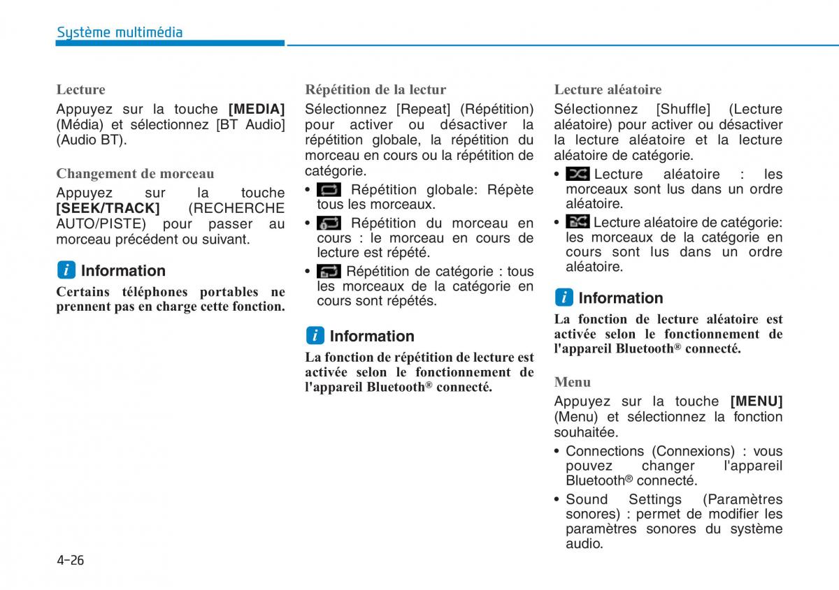 Hyundai Kona manuel du proprietaire / page 280