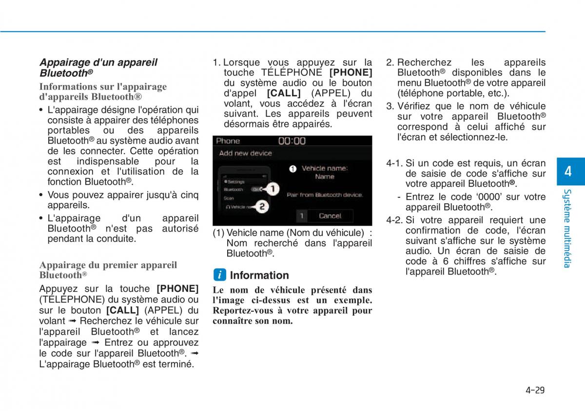 Hyundai Kona manuel du proprietaire / page 283