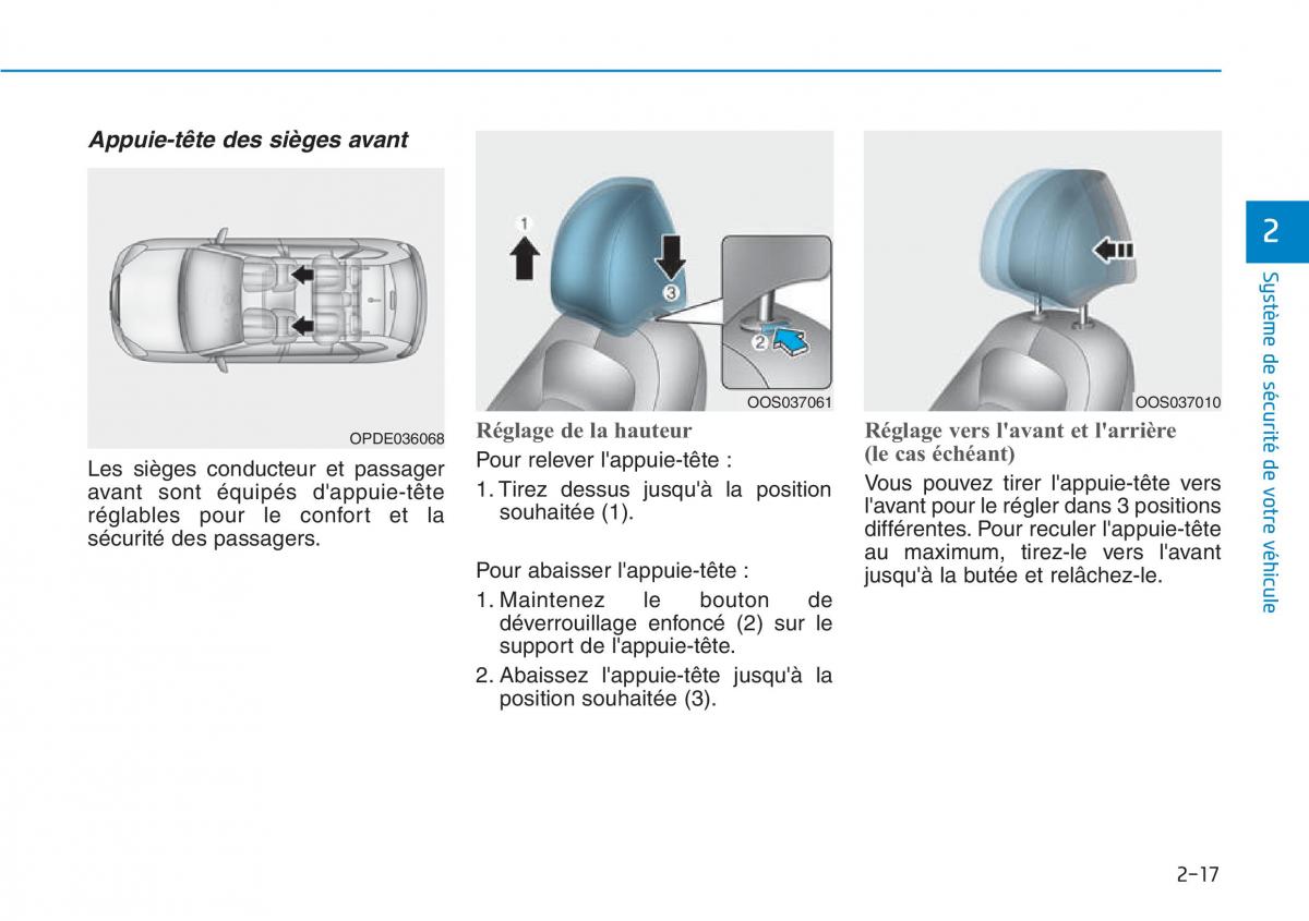 Hyundai Kona manuel du proprietaire / page 37