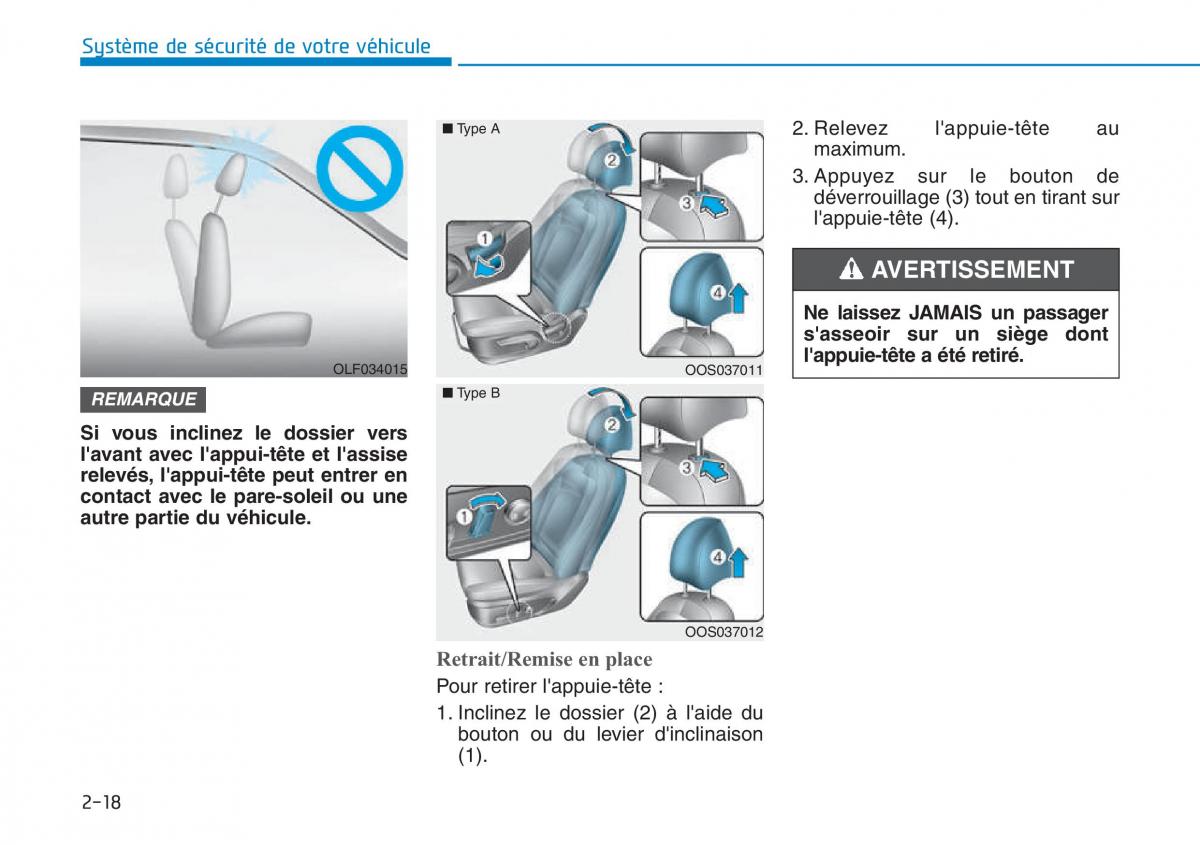 Hyundai Kona manuel du proprietaire / page 38