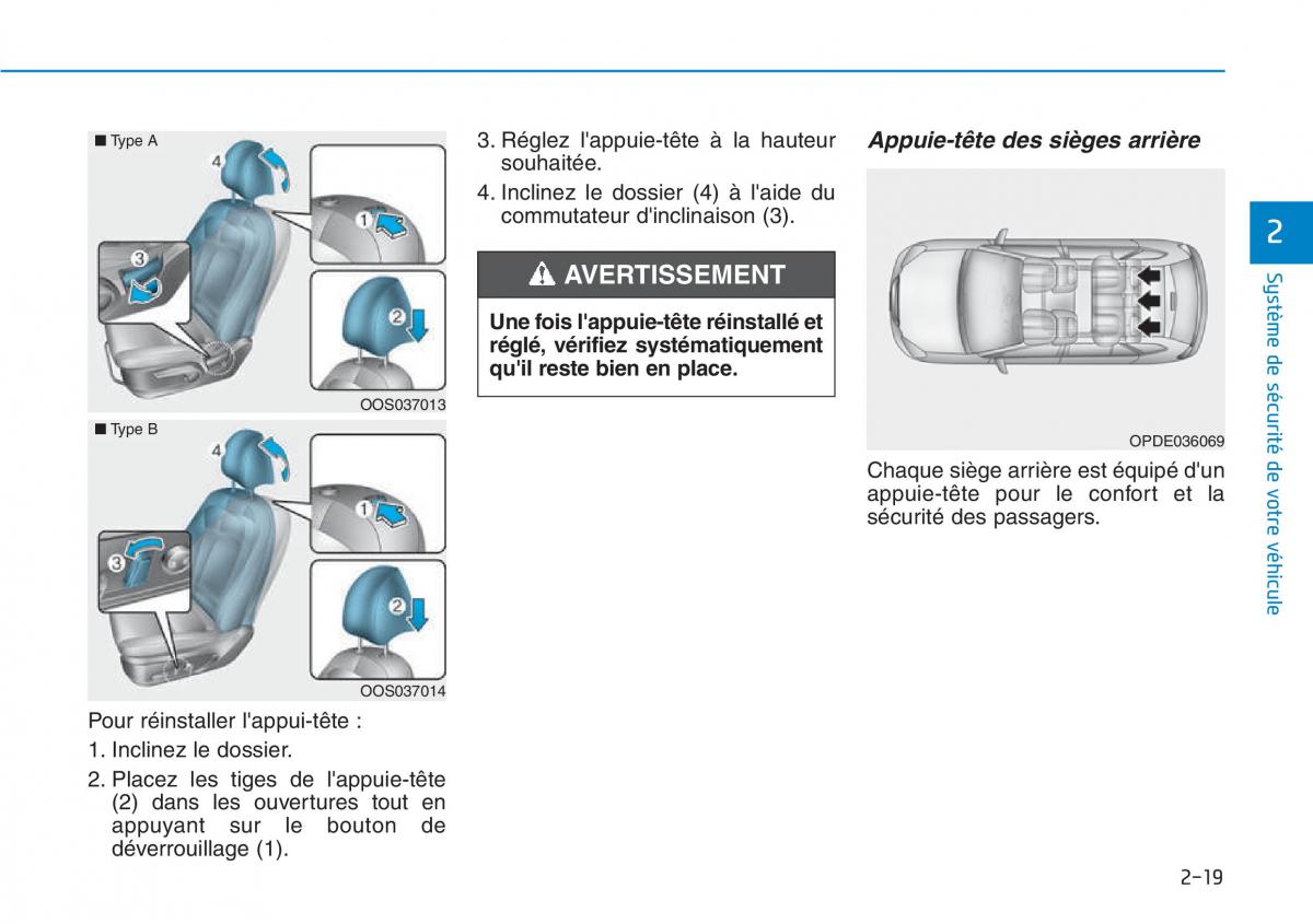 Hyundai Kona manuel du proprietaire / page 39