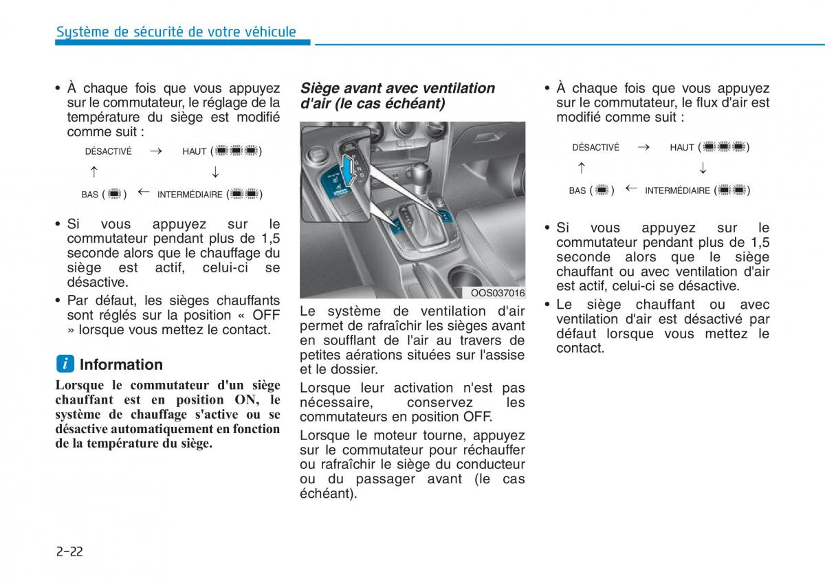 Hyundai Kona manuel du proprietaire / page 42