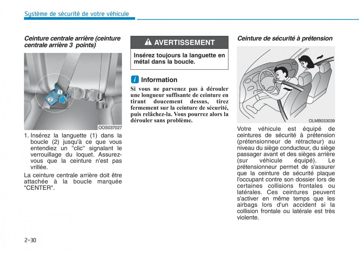 Hyundai Kona manuel du proprietaire / page 50