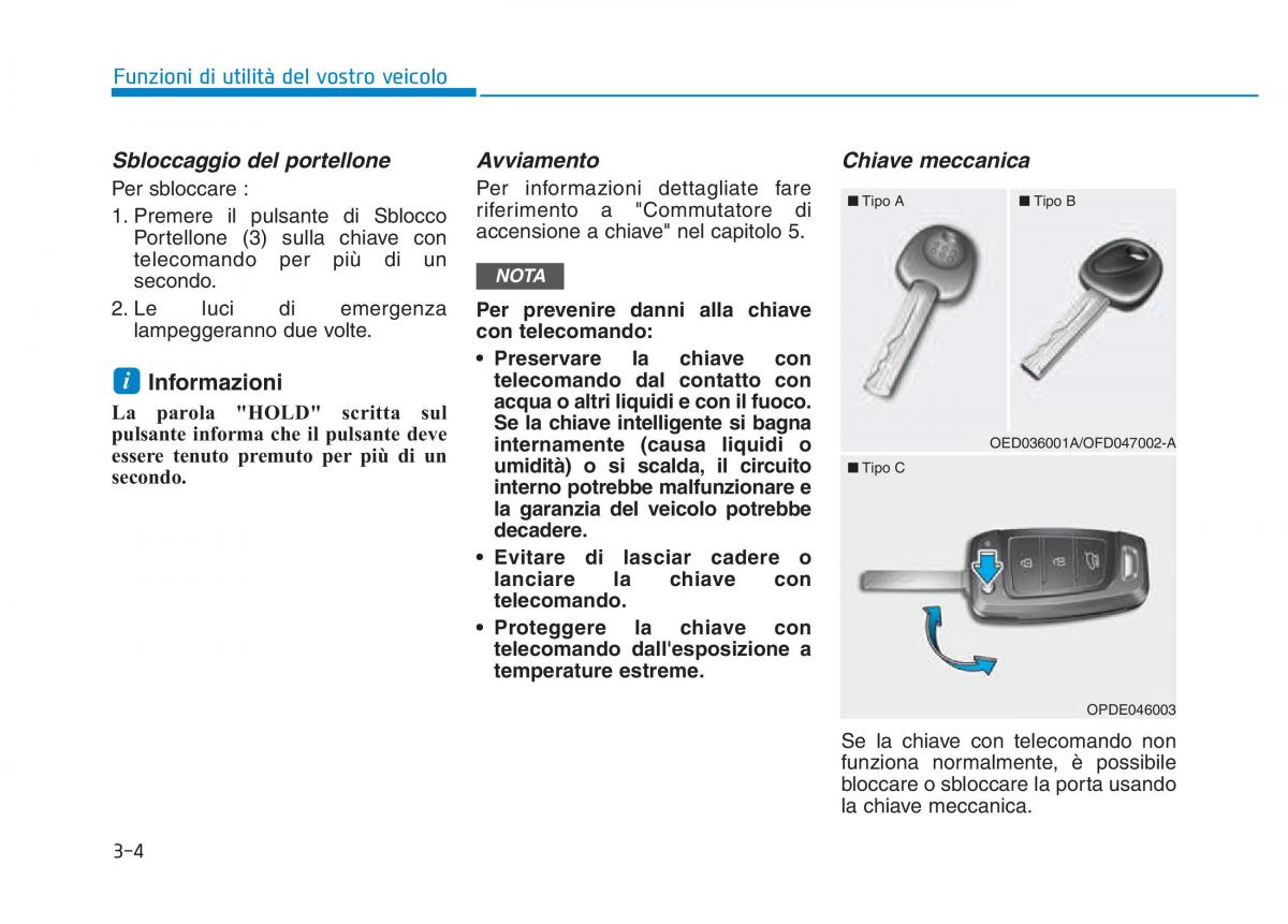 Hyundai Kona manuale del proprietario / page 86