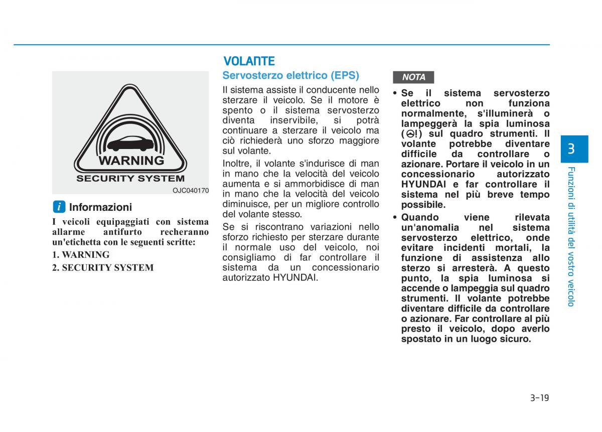 Hyundai Kona manuale del proprietario / page 101