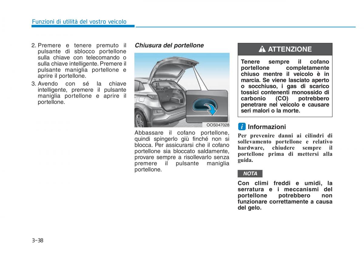 Hyundai Kona manuale del proprietario / page 120