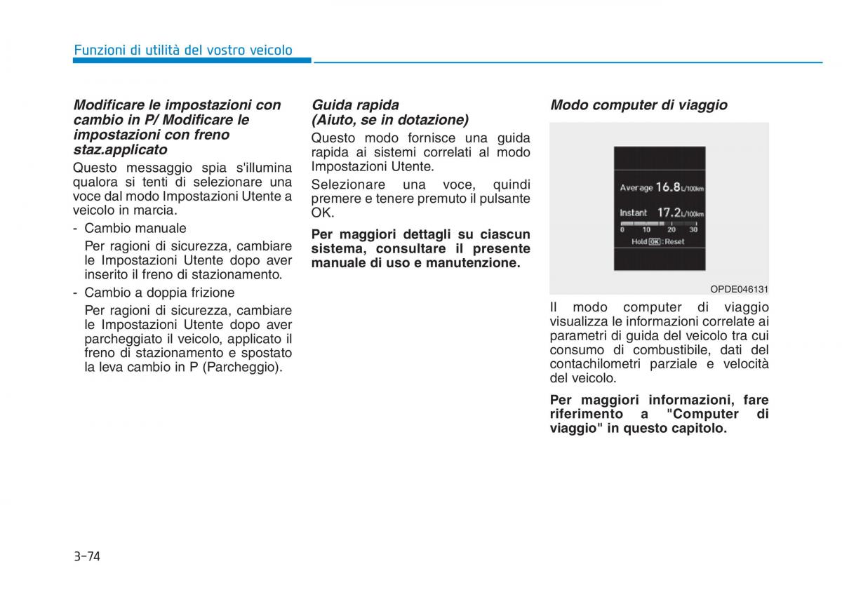 Hyundai Kona manuale del proprietario / page 156