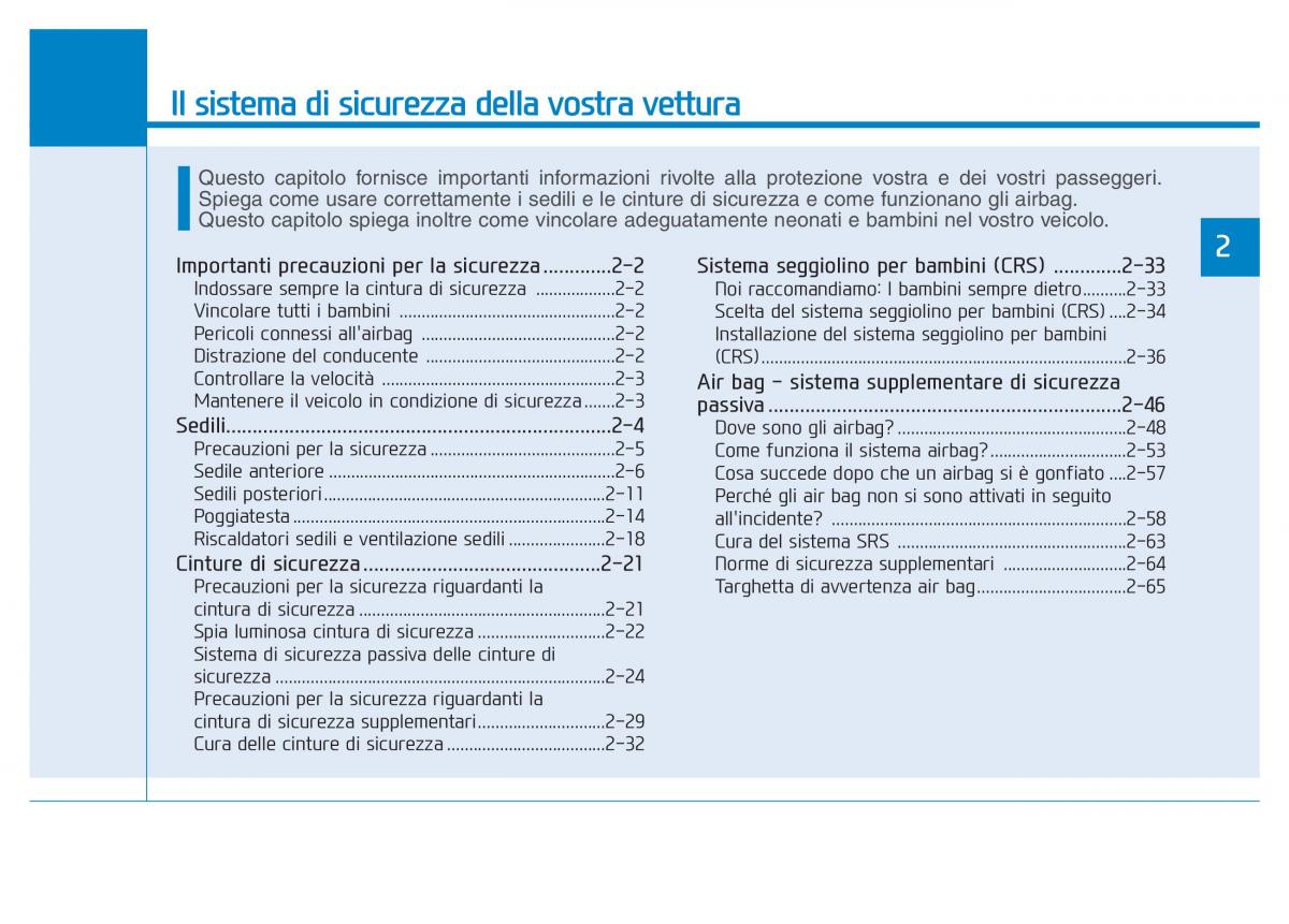 Hyundai Kona manuale del proprietario / page 18