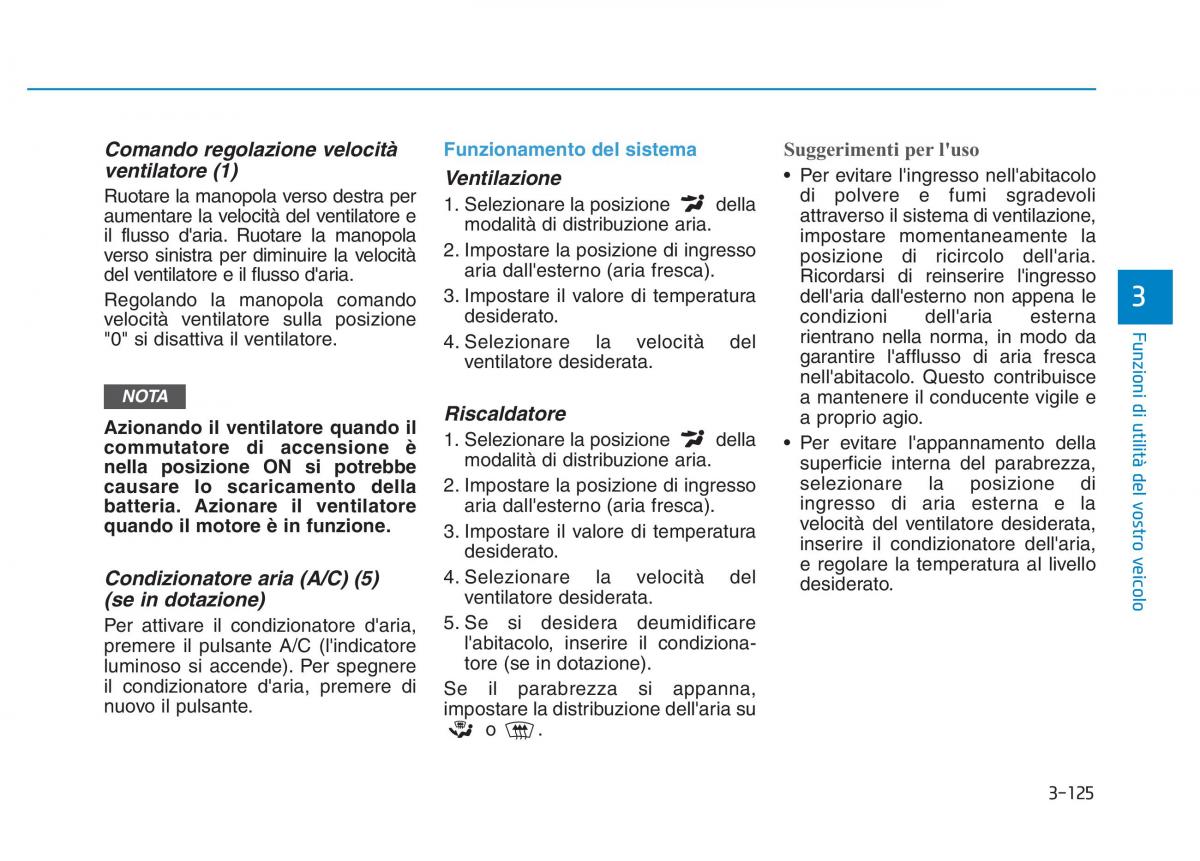 Hyundai Kona manuale del proprietario / page 207