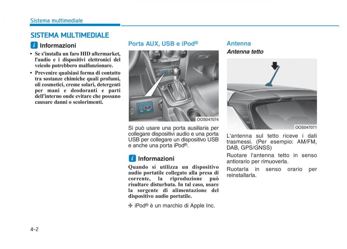 Hyundai Kona manuale del proprietario / page 240