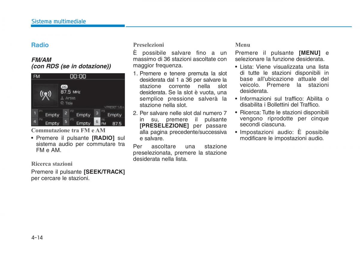 Hyundai Kona manuale del proprietario / page 252