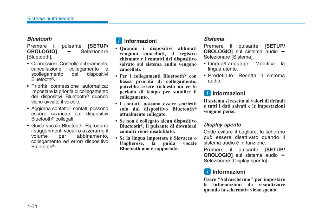 Hyundai Kona manuale del proprietario / page 272