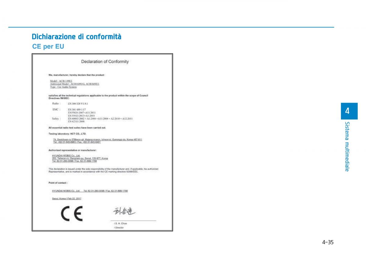 Hyundai Kona manuale del proprietario / page 273