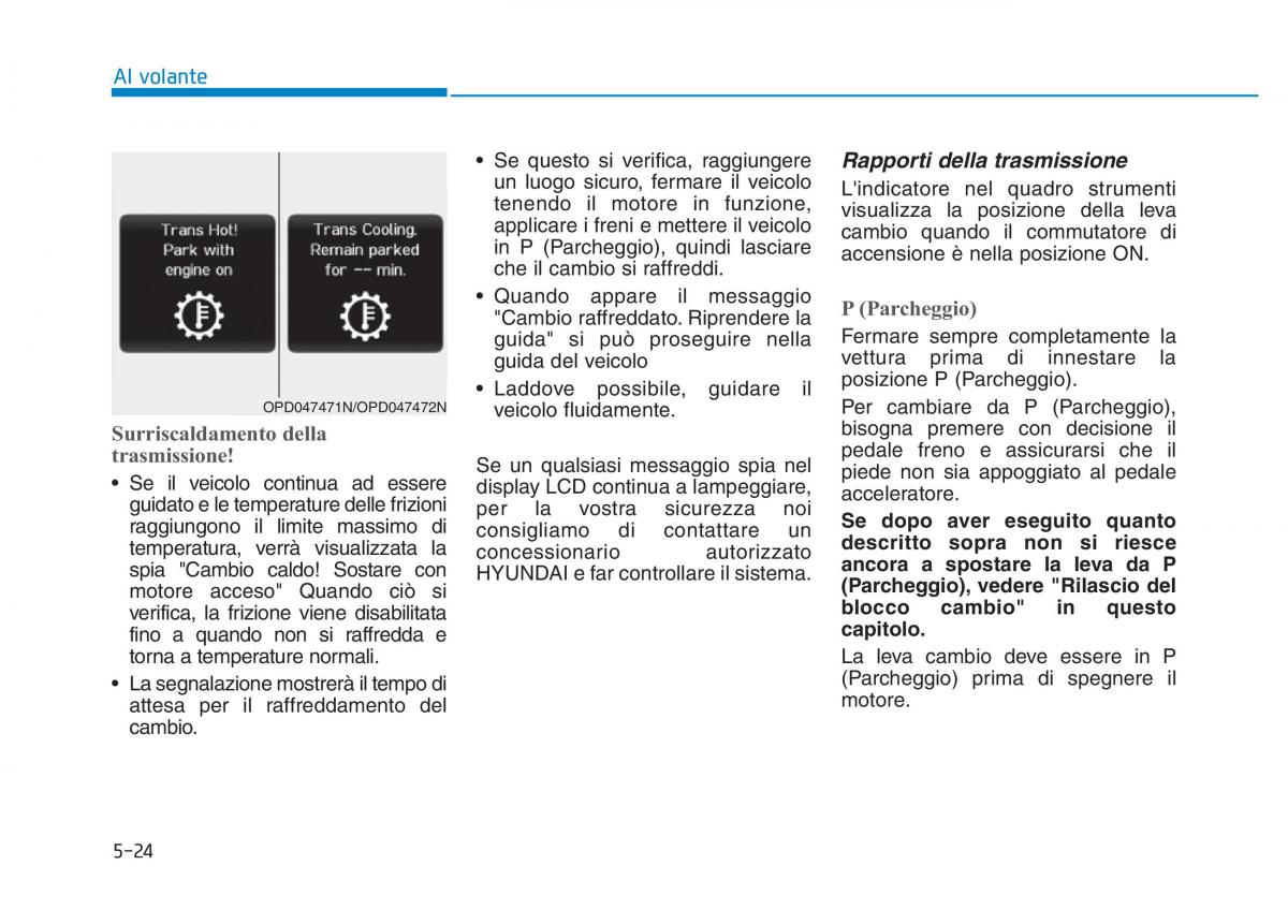 Hyundai Kona manuale del proprietario / page 297