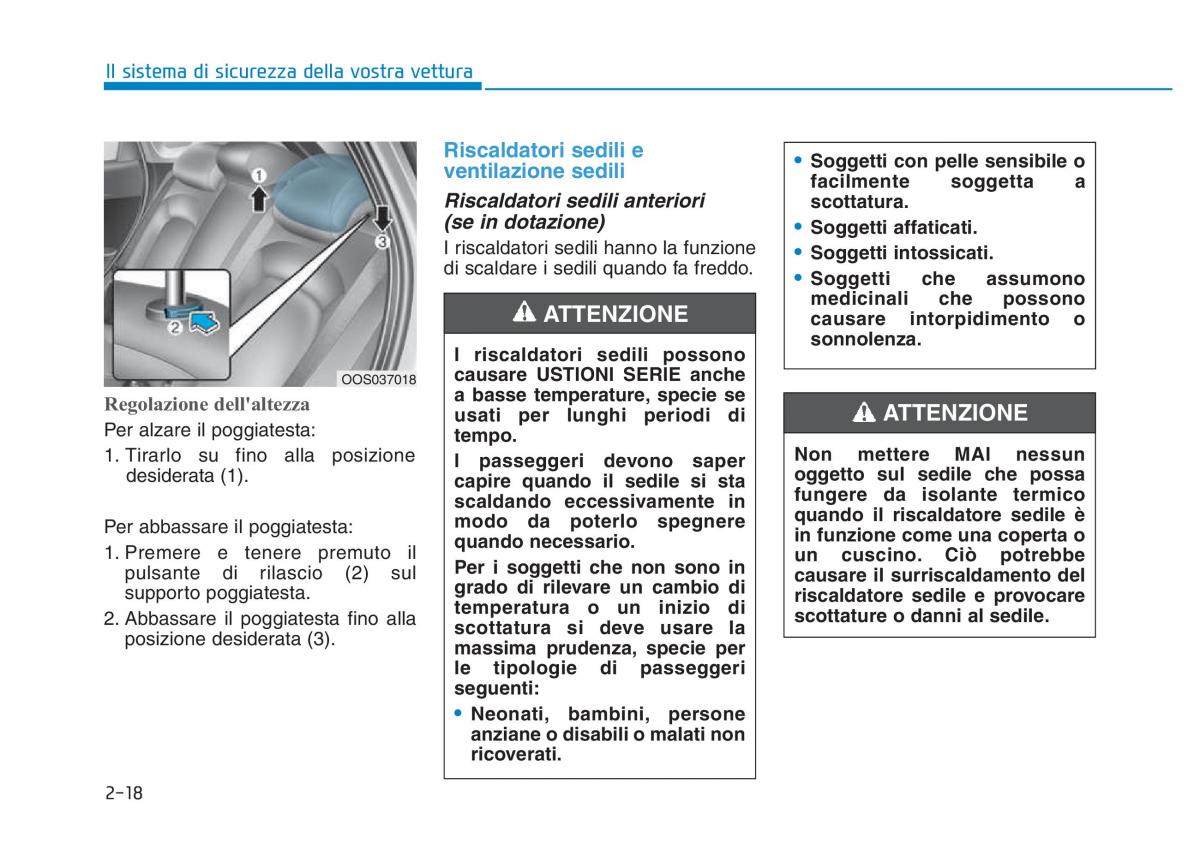 Hyundai Kona manuale del proprietario / page 35