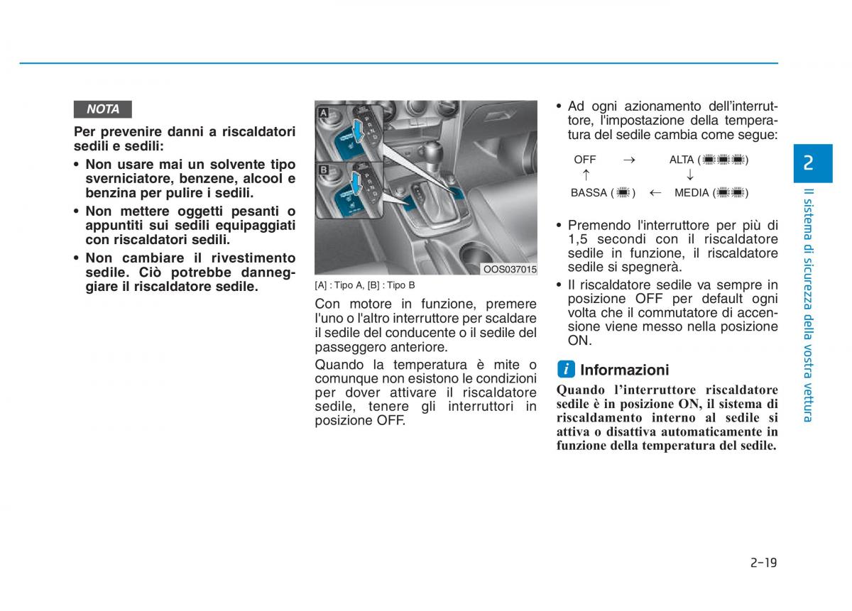 Hyundai Kona manuale del proprietario / page 36