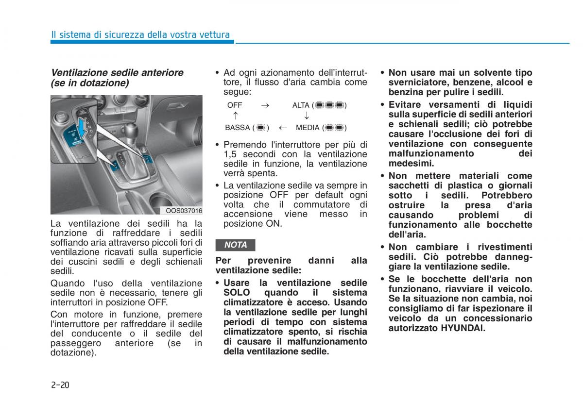 Hyundai Kona manuale del proprietario / page 37