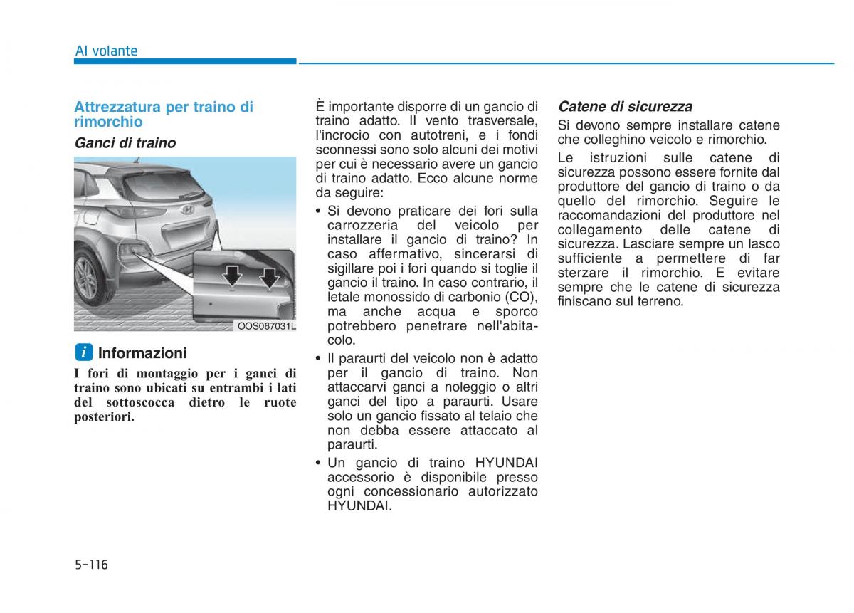 Hyundai Kona manuale del proprietario / page 389