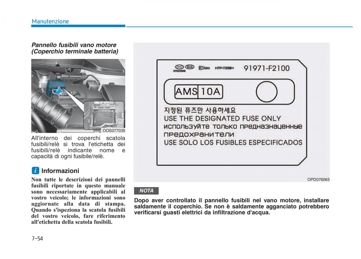 Hyundai Kona manuale del proprietario / page 498