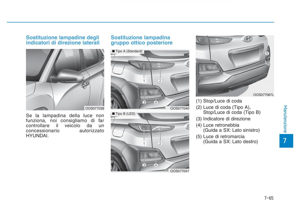 Hyundai Kona manuale del proprietario / page 509