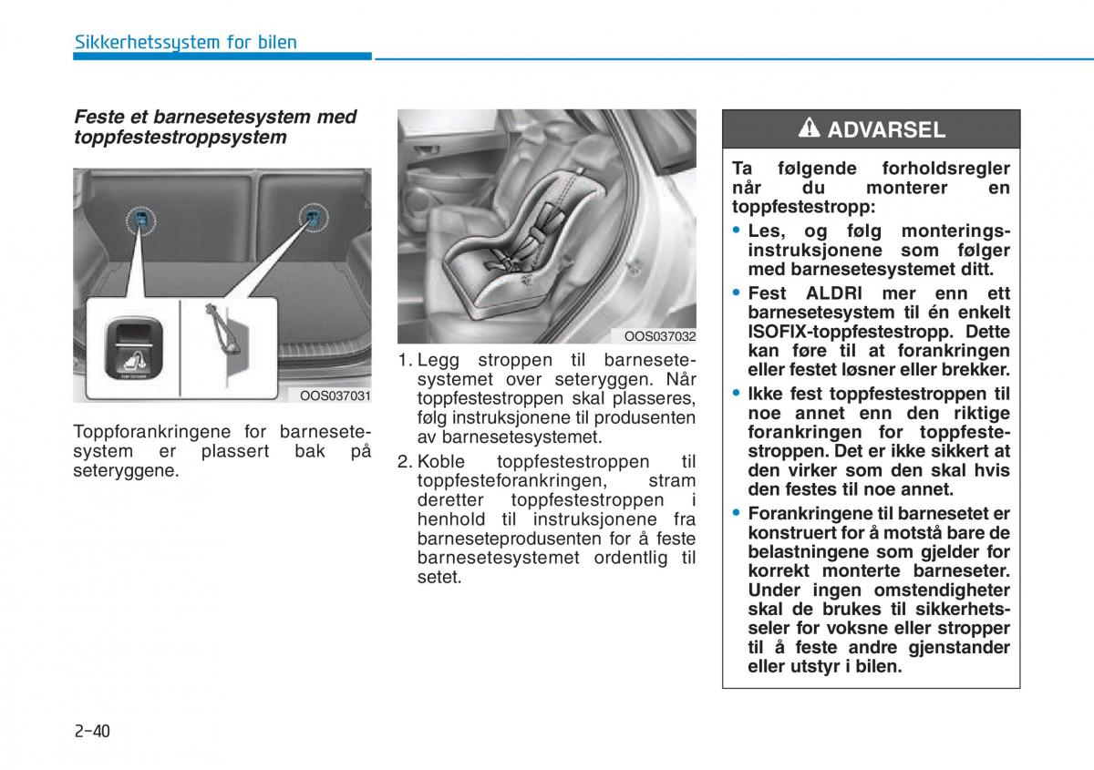 Hyundai Kona bruksanvisningen / page 56