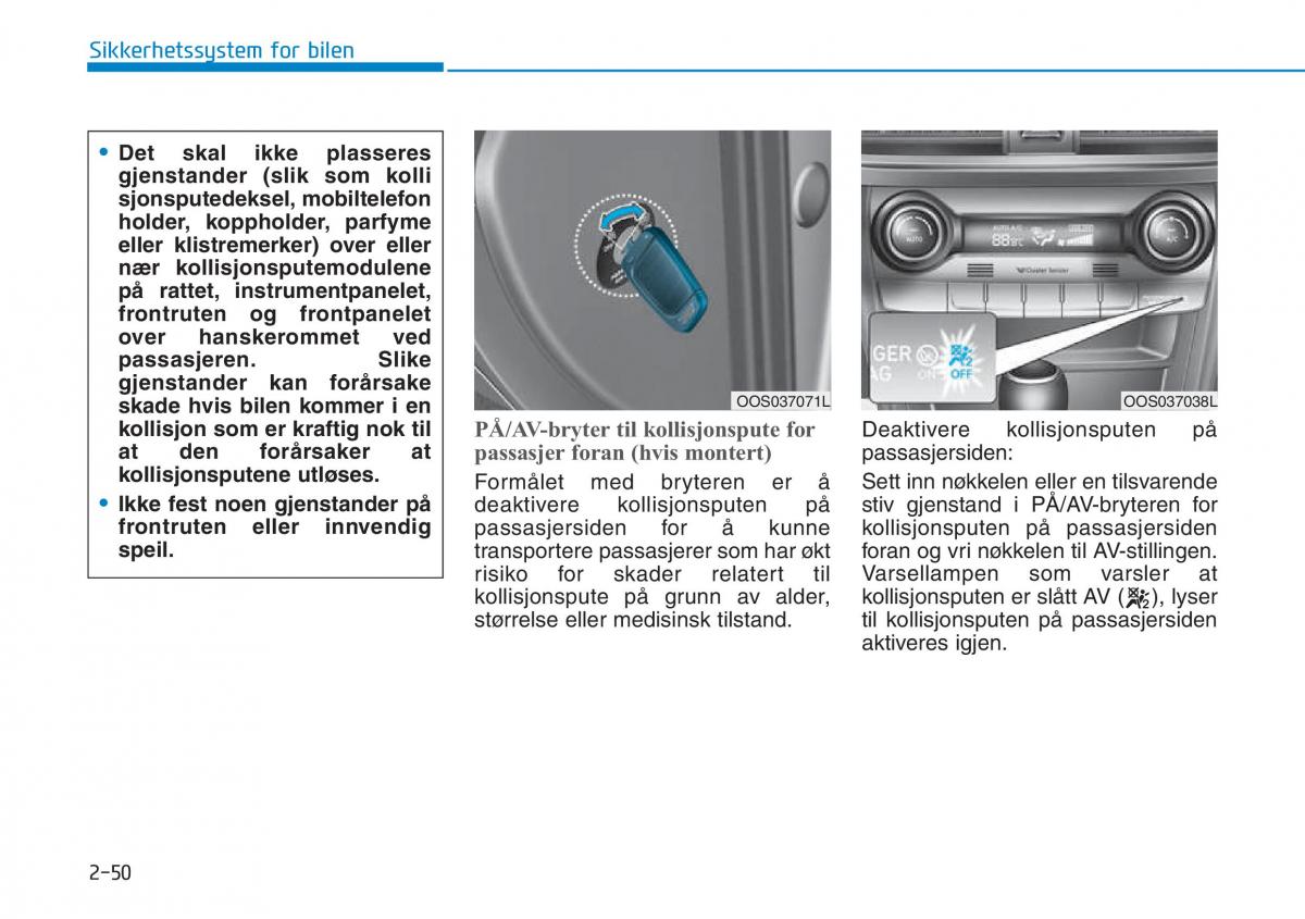 Hyundai Kona bruksanvisningen / page 66