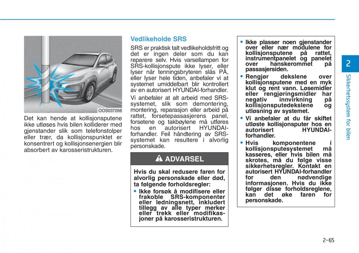 Hyundai Kona bruksanvisningen / page 81