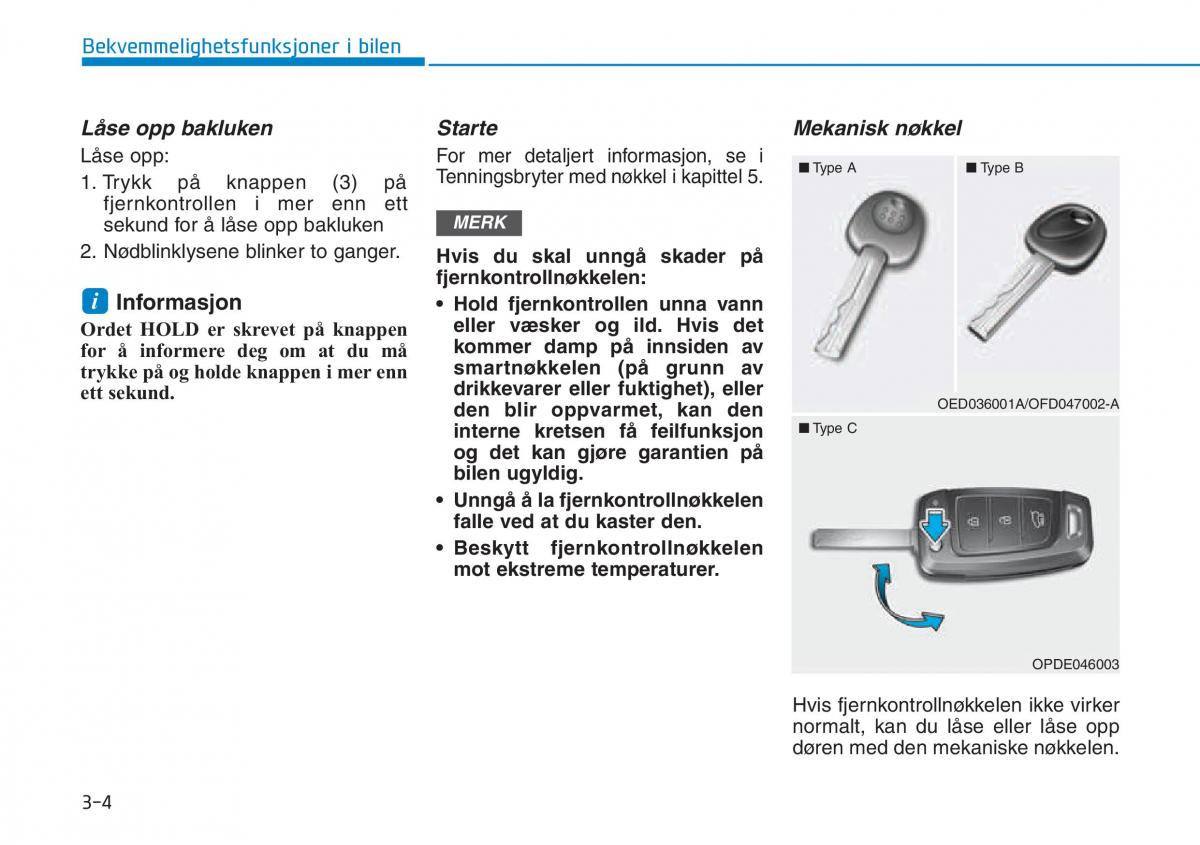 Hyundai Kona bruksanvisningen / page 86