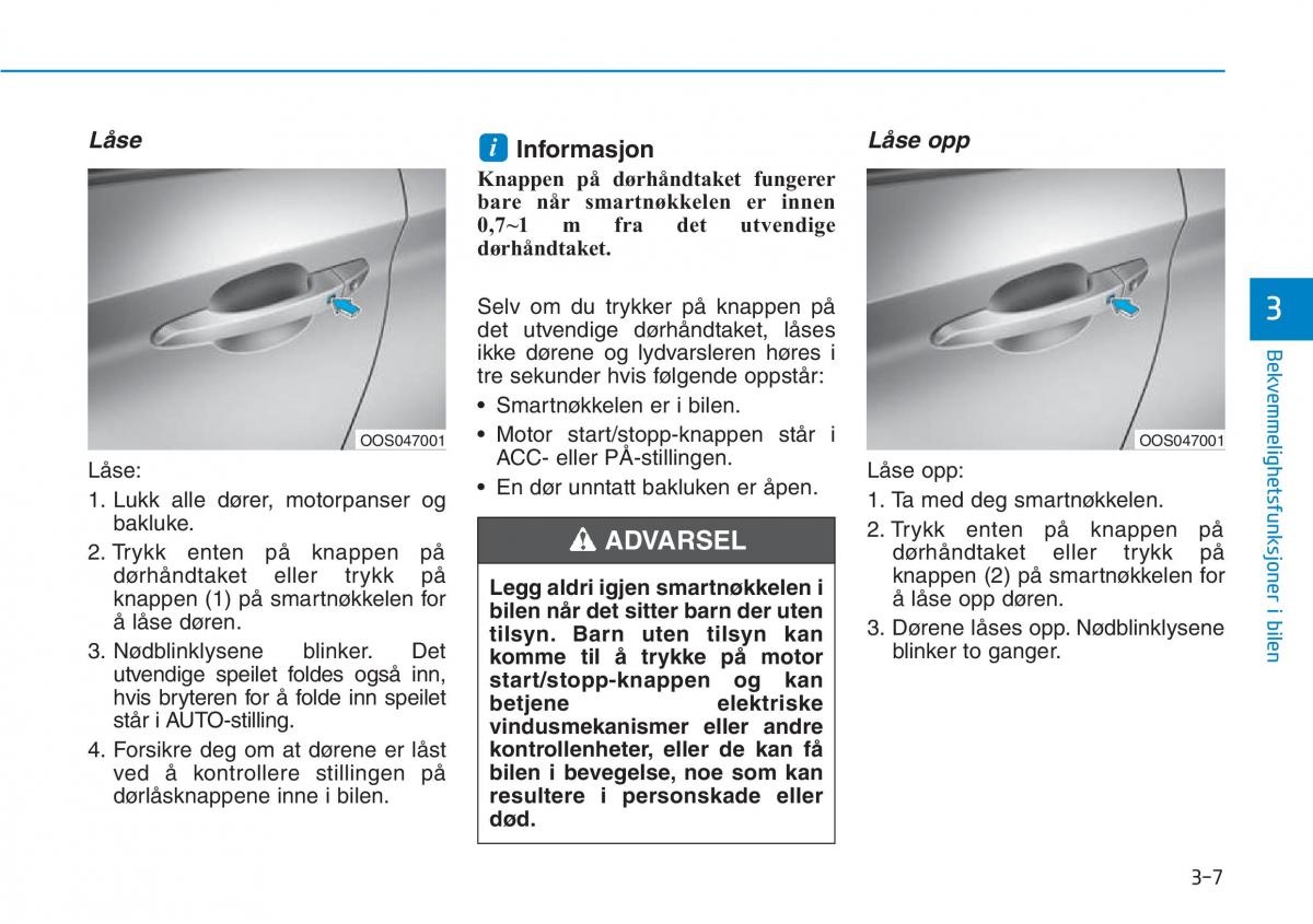 Hyundai Kona bruksanvisningen / page 89