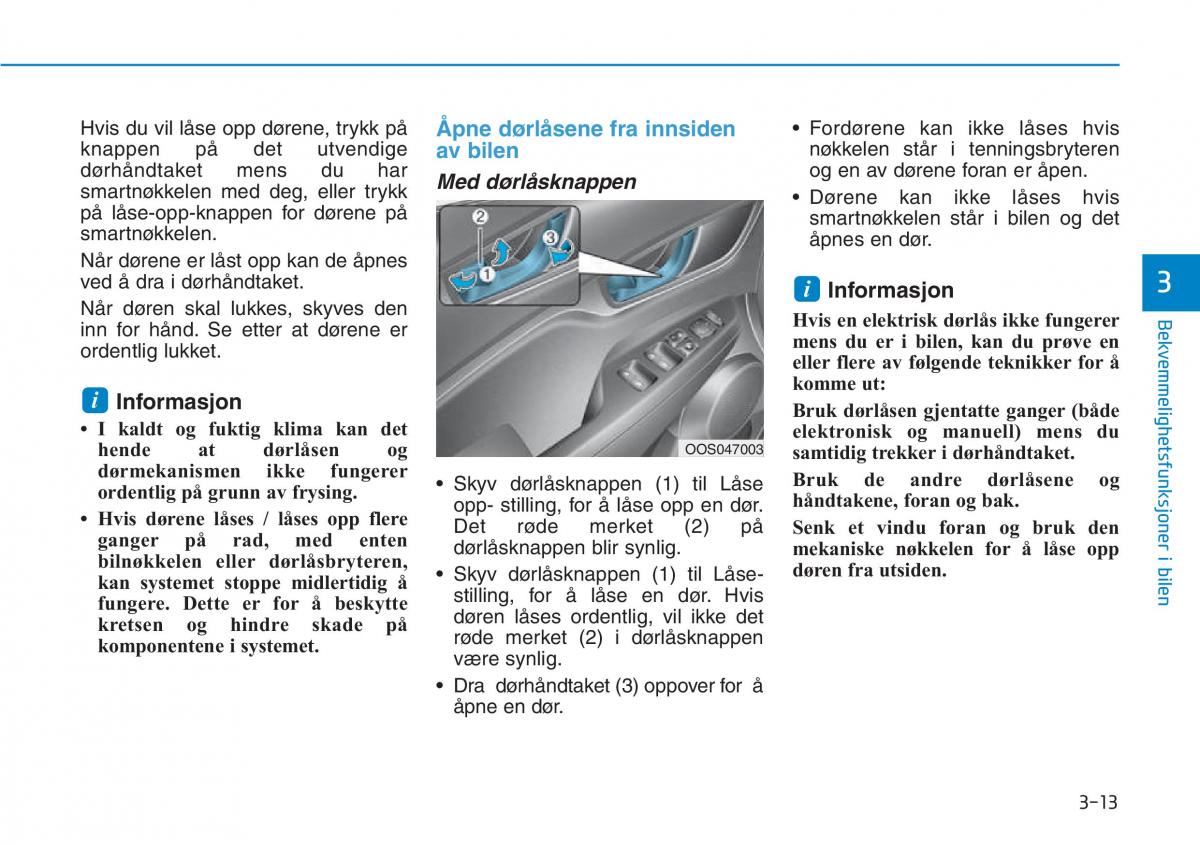 Hyundai Kona bruksanvisningen / page 95