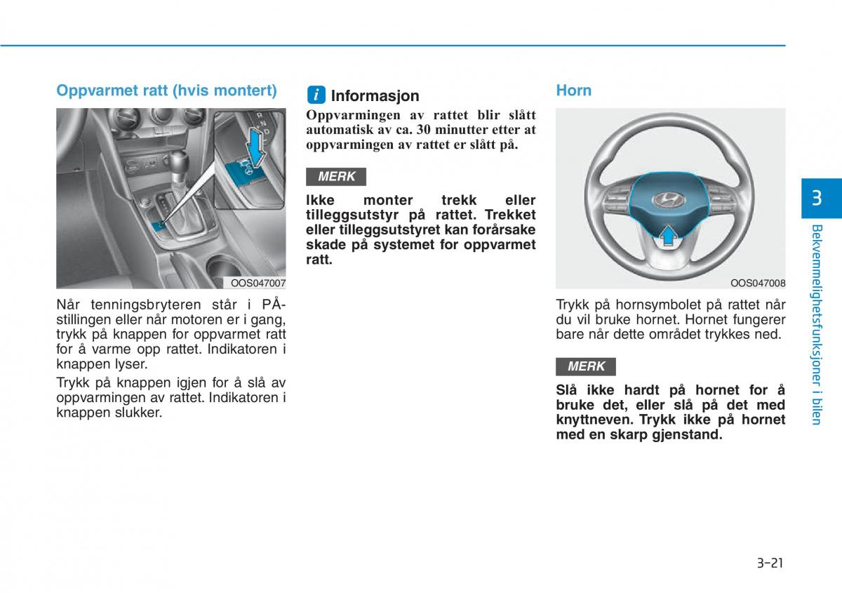 Hyundai Kona bruksanvisningen / page 103