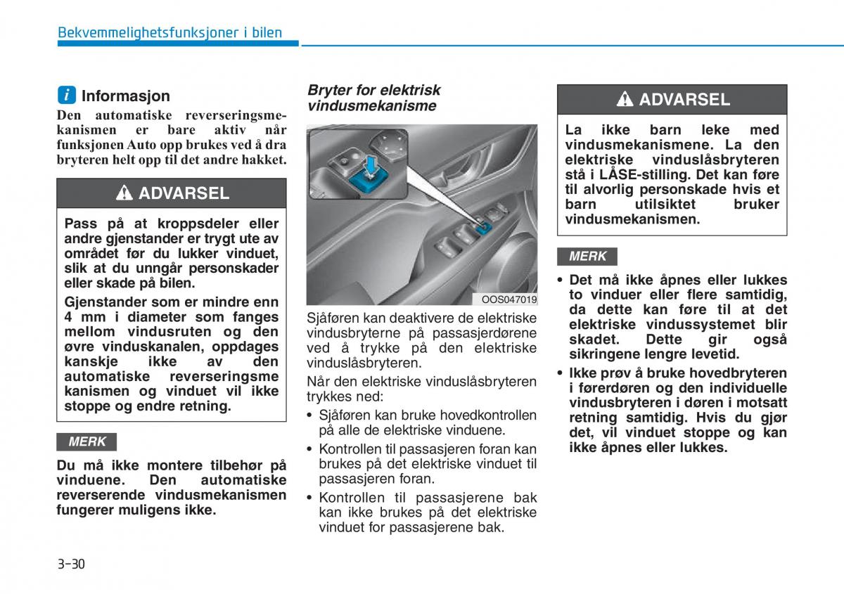 Hyundai Kona bruksanvisningen / page 112