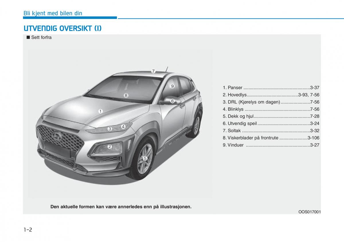 Hyundai Kona bruksanvisningen / page 12