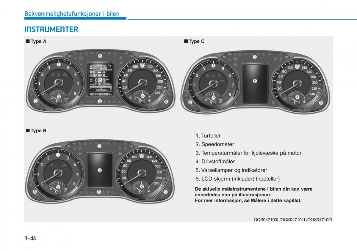 Hyundai Kona bruksanvisningen / page 126