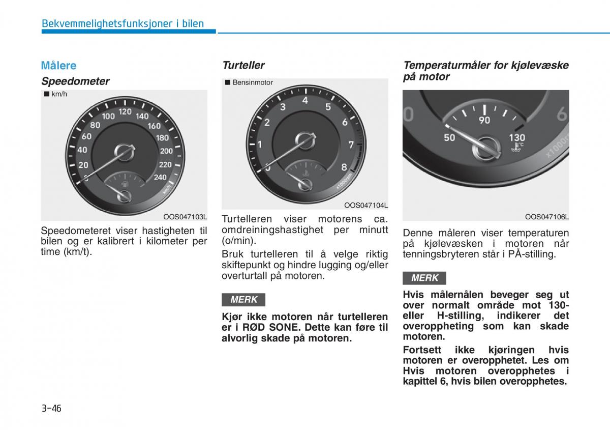 Hyundai Kona bruksanvisningen / page 128