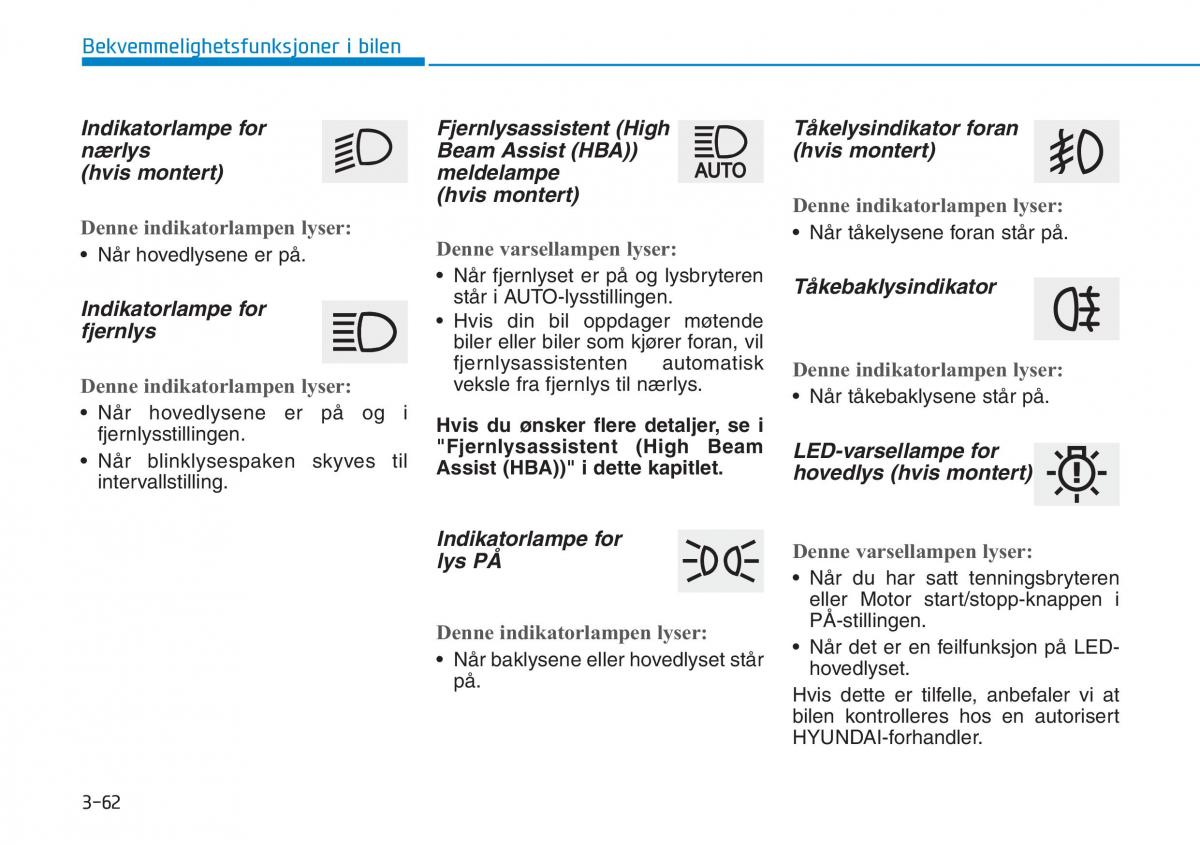 Hyundai Kona bruksanvisningen / page 144