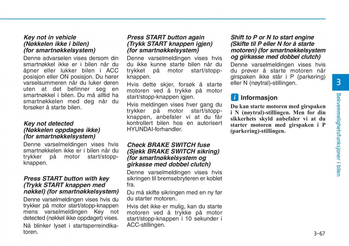 Hyundai Kona bruksanvisningen / page 149