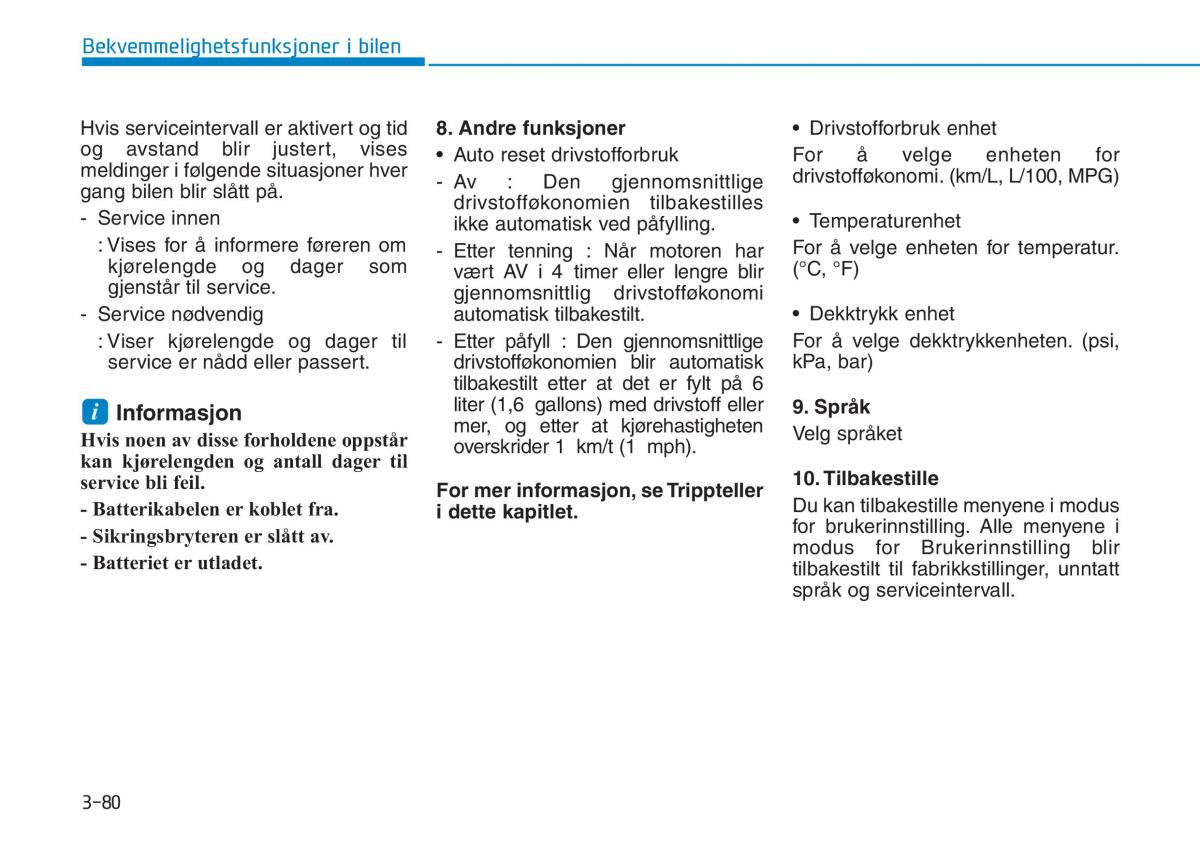 Hyundai Kona bruksanvisningen / page 162