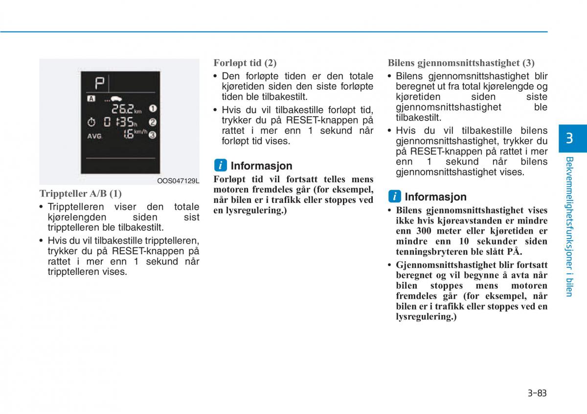 Hyundai Kona bruksanvisningen / page 165