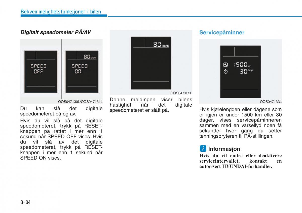 Hyundai Kona bruksanvisningen / page 166