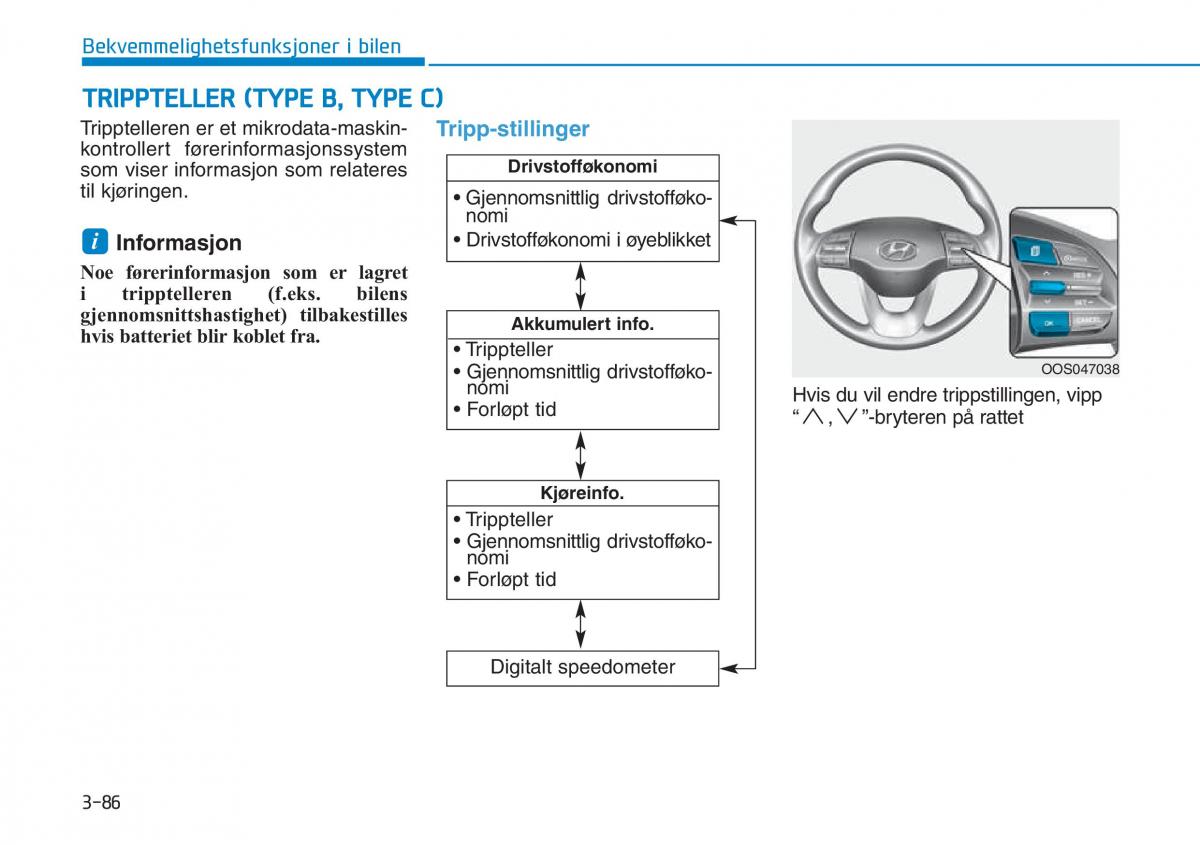 Hyundai Kona bruksanvisningen / page 168