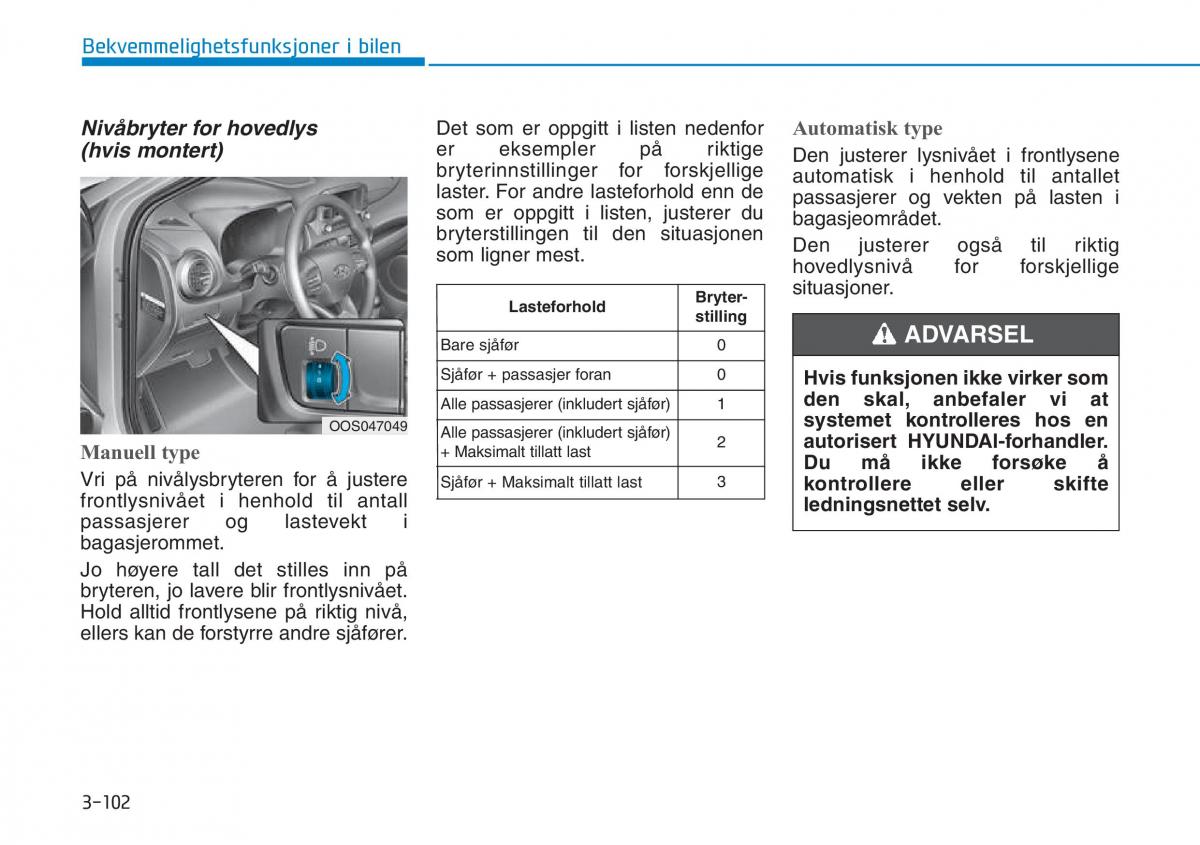 Hyundai Kona bruksanvisningen / page 184