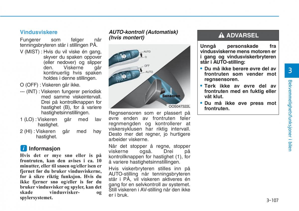 Hyundai Kona bruksanvisningen / page 189