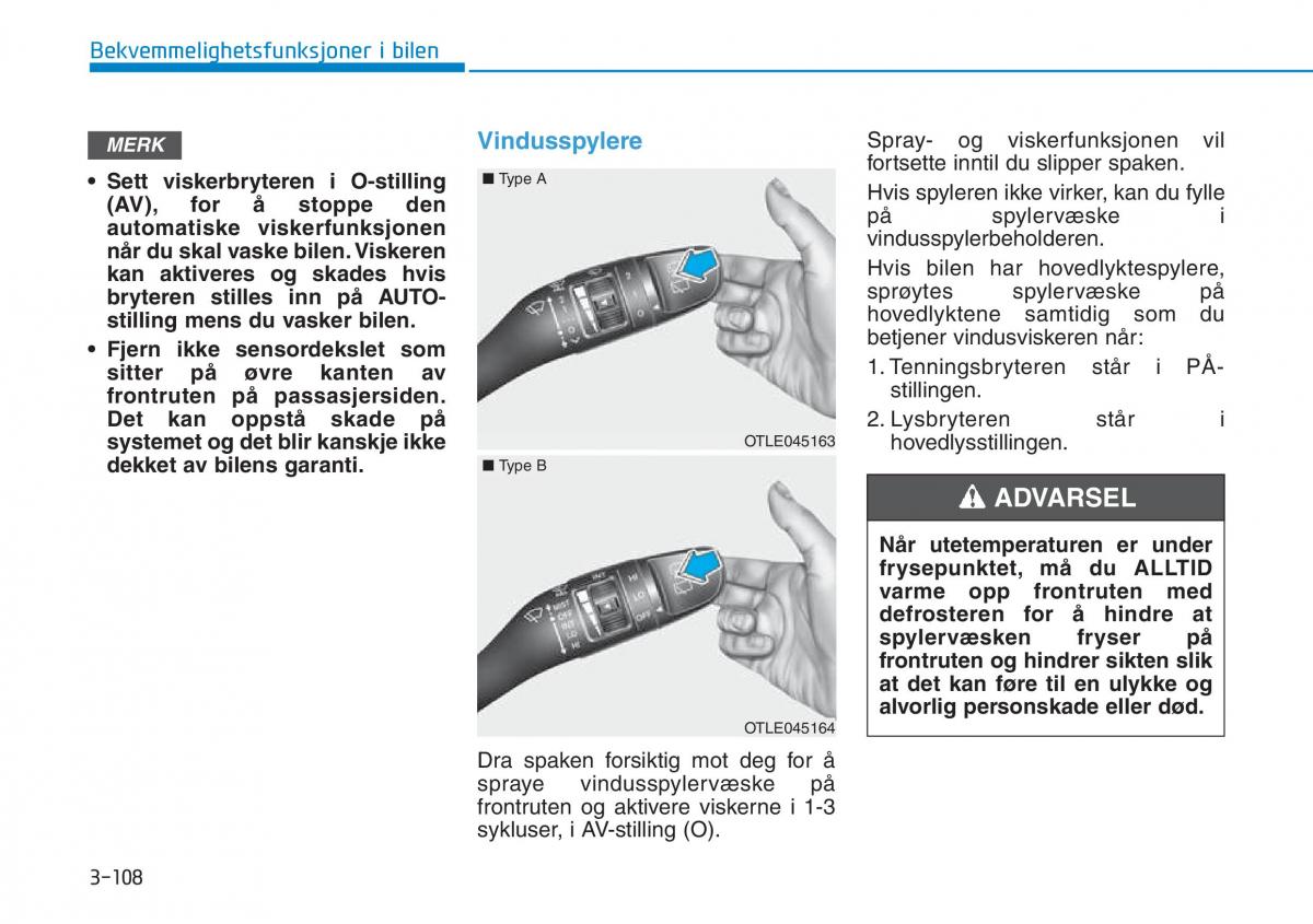 Hyundai Kona bruksanvisningen / page 190