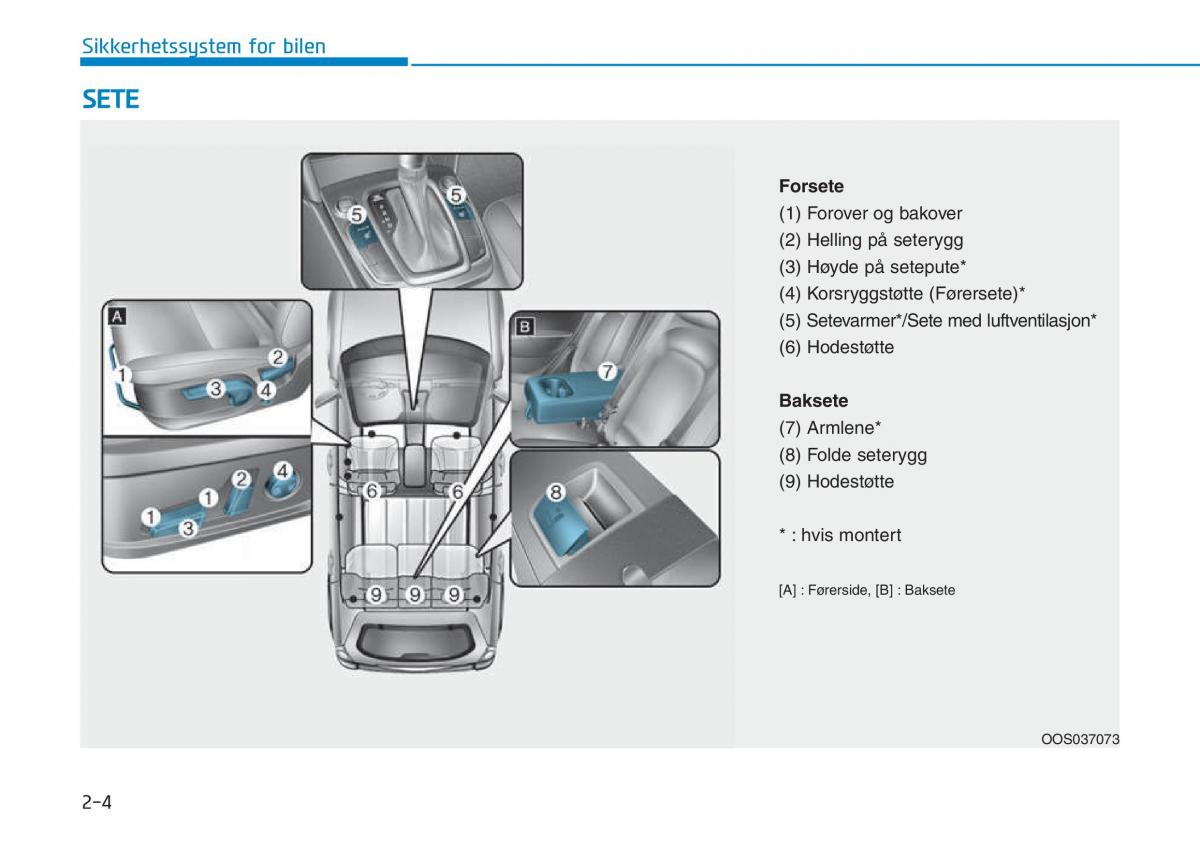 Hyundai Kona bruksanvisningen / page 20