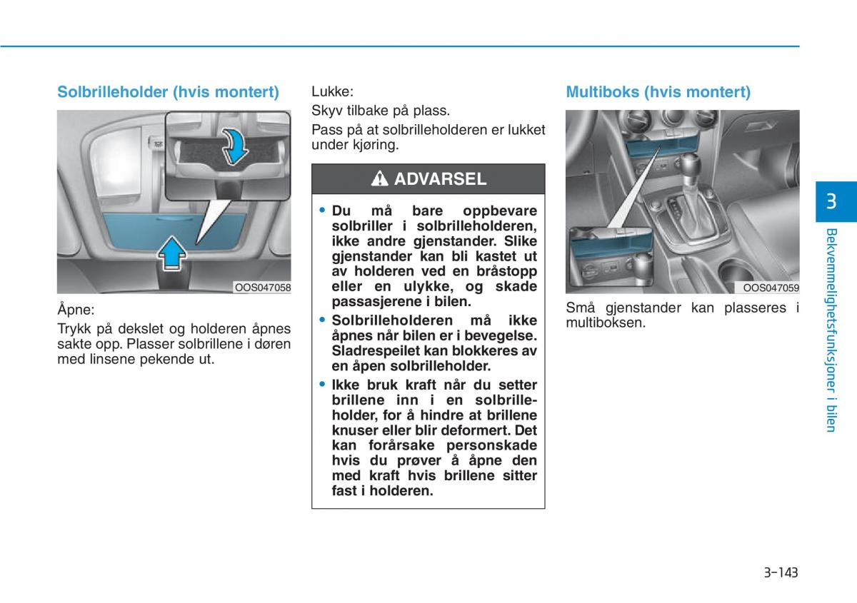 Hyundai Kona bruksanvisningen / page 225