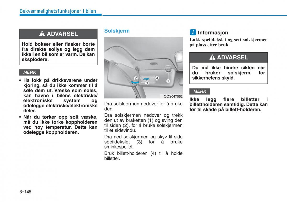 Hyundai Kona bruksanvisningen / page 228